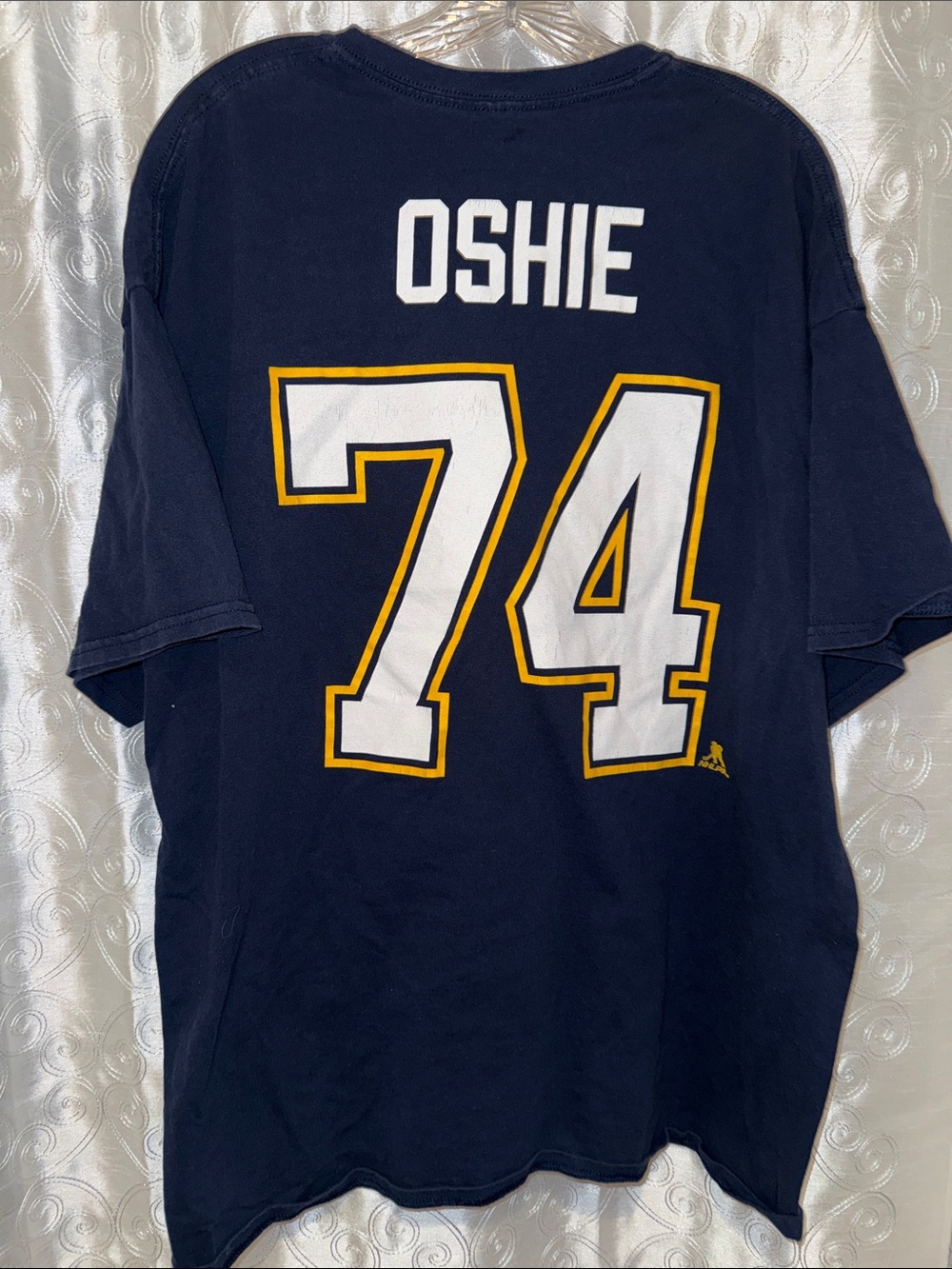 NHL St. Louis Blues T.J. Oshie Men's Short-Sleeve Jersey Shirt Size 2XL 🔥 G5